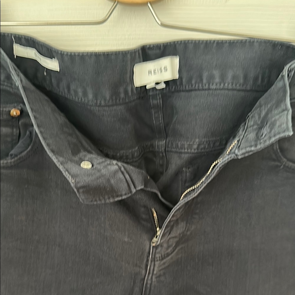 Reiss Charcoal Denim Pants S36
